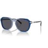 imageCoach Mens Hc8383u Universal Fit Square SunglassesTransparent Blue GradientBlue Solid