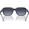 imageCoach Mens Hc8388u Universal Fit Square SunglassesDark BlueLight BlueBlue Gradient Mirrored