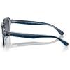 imageCoach Mens Hc8388u Universal Fit Square SunglassesDark BlueLight BlueBlue Gradient Mirrored