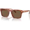 imageCoach Mens Hc8397u Universal Fit Square SunglassesCaramel TortoiseBrown Solid