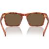 imageCoach Mens Hc8397u Universal Fit Square SunglassesCaramel TortoiseBrown Solid