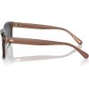 imageCoach Mens Hc8397u Universal Fit Square SunglassesPecan Blue Grey GradientBlue Grey Solid