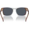 imageCoach Mens Hc8397u Universal Fit Square SunglassesPecan Blue Grey GradientBlue Grey Solid