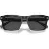imageCoach Mens Hc8397u Universal Fit Square SunglassesTransparent Dark GreyGrey Solid