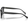 imageCoach Mens Hc8397u Universal Fit Square SunglassesTransparent Dark GreyGrey Solid Polarized