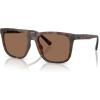 imageCoach Mens Hc8427u Universal Fit Square SunglassesMatte Dark TortoiseBrown Solid