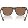 imageCoach Mens Hc8427u Universal Fit Square SunglassesMatte Dark TortoiseBrown Solid