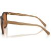 imageCoach Mens Hc8427u Universal Fit Square SunglassesMatte Transparent AmberAmber Solid
