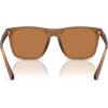 imageCoach Mens Hc8427u Universal Fit Square SunglassesMatte Transparent AmberAmber Solid
