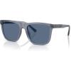 imageCoach Mens Hc8427u Universal Fit Square SunglassesMatte Transparent BlueBlue Solid