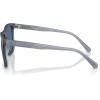 imageCoach Mens Hc8427u Universal Fit Square SunglassesMatte Transparent BlueBlue Solid