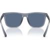 imageCoach Mens Hc8427u Universal Fit Square SunglassesMatte Transparent BlueBlue Solid