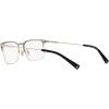 imageCoach Womens Hc5121 Rectangular Prescription Eyewear FramesMatte Light GoldMatte BlackDemo Lens