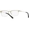 imageCoach Womens Hc5121 Rectangular Prescription Eyewear FramesMatte Light GoldMatte BlackDemo Lens