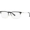 imageCoach Womens Hc5121 Rectangular Prescription Eyewear FramesMatte Light GoldMatte BlackDemo Lens