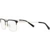 imageCoach Womens Hc5121 Rectangular Prescription Eyewear FramesMatte Light GoldMatte BlackDemo Lens