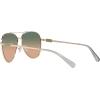 imageCoach Womens Hc7140 Aviator SunglassesShiny Light GoldGreen Brown Gradient