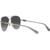 imageCoach Womens Hc7140 Aviator SunglassesShiny Light GoldGrey Gradient