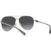 imageCoach Womens Hc7140 Aviator SunglassesShiny Light GoldGrey Gradient