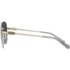 imageCoach Womens Hc7140 Aviator SunglassesShiny Light GoldGrey Gradient