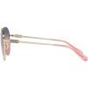imageCoach Womens Hc7140 Aviator SunglassesShiny Light GoldPlum Purple Scarlet Gradient