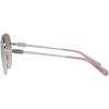 imageCoach Womens Hc7140 Aviator SunglassesShiny SilverGrey Gradient