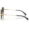 imageCoach Womens Hc7180d Square SunglassesShiny GoldBlackGrey Solid