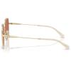 imageCoach Womens Hc7180d Square SunglassesShiny Light GoldMilkyBrown Solid