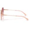 imageCoach Womens Hc7180d Square SunglassesShiny Rose GoldMilkyViolet Pink Gradient
