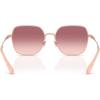 imageCoach Womens Hc7180d Square SunglassesShiny Rose GoldMilkyViolet Pink Gradient