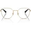 imageCOACH Mens Hc5170 Round Prescription Eyewear FramesShiny Light GoldDemo Lens