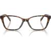 imageCOACH Womens Hc6248u Rivet Universal Fit Cat Eye Prescription Eyewear FramesJade Pearl TortoiseDemo Lens