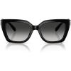 imageCOACH Womens Hc8408u Universal Fit Square SunglassesBlackGrey Gradient