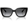 imageCOACH Womens Hc8408u Universal Fit Square SunglassesBlackGrey Gradient Polarized