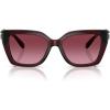 imageCOACH Womens Hc8408u Universal Fit Square SunglassesMilky BurgundyBerry Gradient