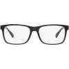 imageCoach Mens Hc6213u Universal Fit Rectangular Prescription Eyewear FramesBlackTransparent GreyDemo Lens
