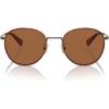 imageCoach Mens Hc7163 Round SunglassesAntique GoldAmber TortoiseAmber Solid