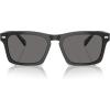 Transparent Dark Grey/Grey Solid Polarized