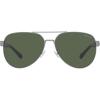 imageCoach Womens Hc7143 Aviator SunglassesSatin GunmetalDark Green Solid