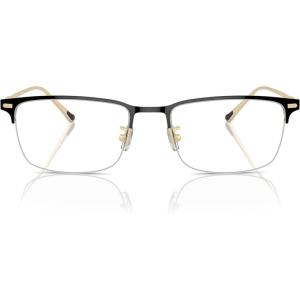imageCOACH Mens Hc5172t Rectangular Prescription Eyewear FramesBlackLight GoldDemo Lens