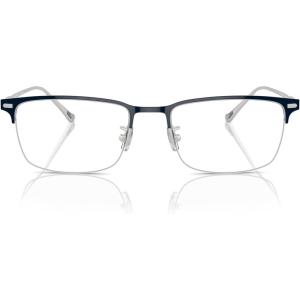 imageCOACH Mens Hc5172t Rectangular Prescription Eyewear FramesDark NavySilverDemo Lens