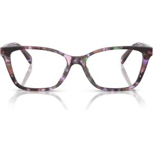 imageCOACH Womens Hc6248u Rivet Universal Fit Cat Eye Prescription Eyewear FramesAmethyst Pearl TortoiseDemo Lens