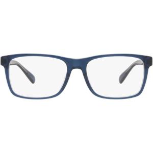 imageCoach Mens Hc6213u Universal Fit Rectangular Prescription Eyewear FramesDark BlueLight BlueDemo Lens