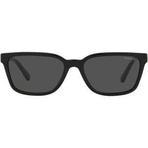 imageCoach Mens Hc8328u Universal Fit Rectangular SunglassesBlackDark Grey Solid