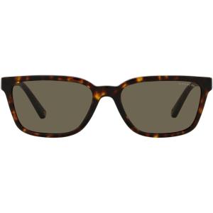 imageCoach Mens Hc8328u Universal Fit Rectangular SunglassesDark TortoiseDark Brown Solid