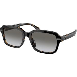 imageCoach Mens Hc8388u Universal Fit Square SunglassesBlackDark TortoiseGrey Brown Gradient