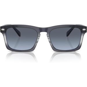 imageCoach Mens Hc8397u Universal Fit Square SunglassesBlue GradientSmoke Blue Gradient