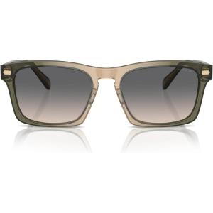 imageCoach Mens Hc8397u Universal Fit Square SunglassesOlive Tan GradientGreen Sand Gradient