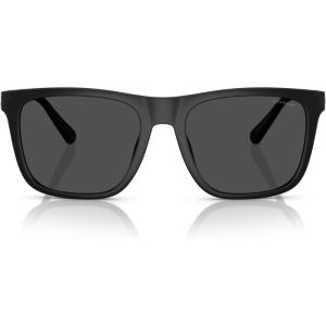 imageCoach Mens Hc8427u Universal Fit Square SunglassesMatte BlackGrey Solid