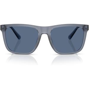 imageCoach Mens Hc8427u Universal Fit Square SunglassesMatte Transparent BlueBlue Solid